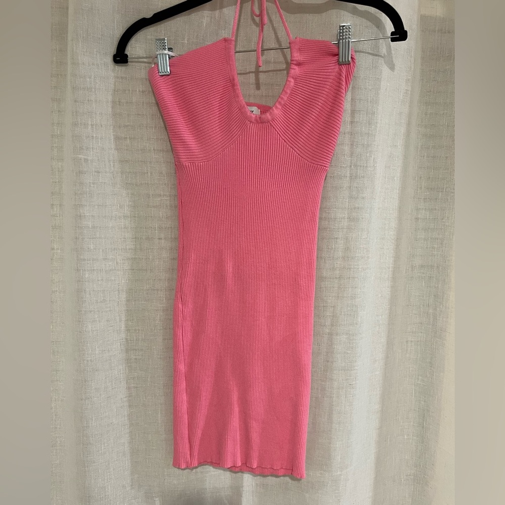 Princess Polly pink halter dress